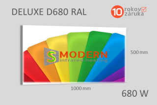 Infrapanel SMODERN® DELUXE D680 / 680 W barevný