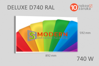 Infrapanel SMODERN® DELXE D740 / 740 W barevný