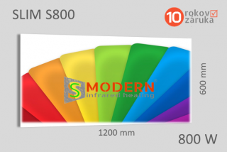 Infrapanel SMODERN® SLIM S800 / 800 W barevný