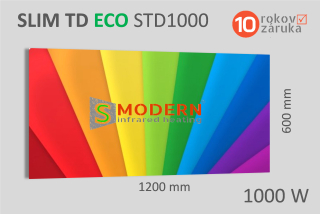 Infrapanel SMODERN® SLIM TD ECO STD1000 / 1000 W barevný