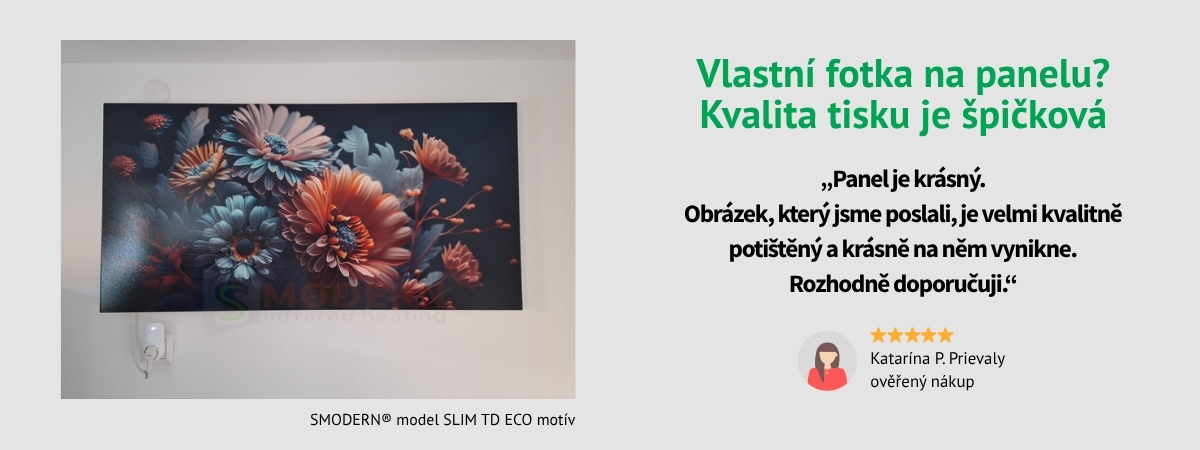 Panel je krásný. Obrázek, který jsme poslali, je velmi kvalitně potištěný a krásně na něm vynikne