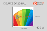 Infrapanel SMODERN® DELUXE D420 / 420 W barevný