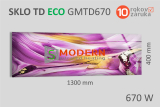 Skleněný infrapanel SMODERN® TD ECO GMTD670 / 670 W, obrazový