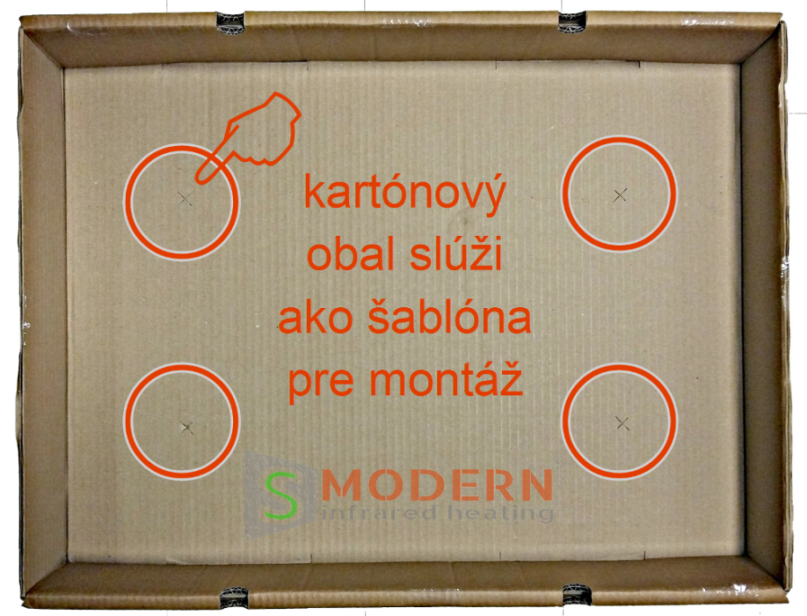 Infrapanel SMODERN® SLIM TD ECO STD1000 / 1000 W topný obraz