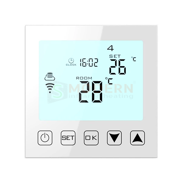 Prostorový WiFi termostat HY603 / bílý / 16A