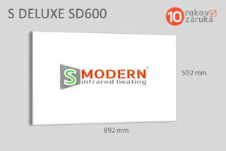 Infrapanel SMODERN S DELUXE SD600 / 600 W / do kazetových stropů, barevný