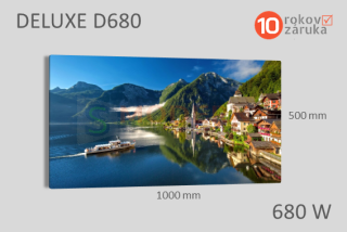 Infrapanel SMODERN® DELUXE D680 / 680 W topný obraz