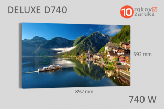 Infrapanel SMODERN DELUXE D740 / 740 W topný obraz