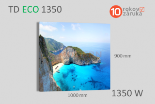 Infrapanel SMODERN® DELUXE TD ECO TD1350 / 1350 W topný obraz