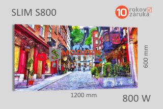 Infrapanel SMODERN® SLIM S800 / 800 W topný obraz