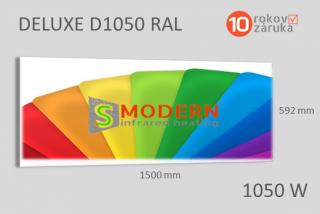 Infrapanel SMODERN DELUXE D1050 / 1050 W barevný