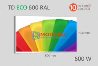 Infrapanel SMODERN TD ECO TD600 / 600 W barevný