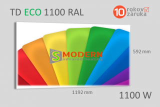 Infrapanel SMODERN® DELUXE TD ECO TD1100 / 1100 W barevný
