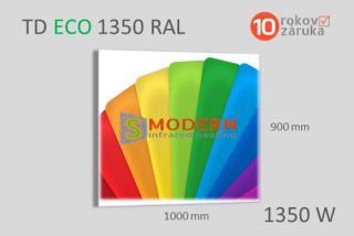 Infrapanel SMODERN® DELUXE TD ECO TD1350 / 1350 W barevný