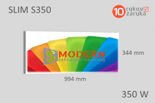 Infrapanel SMODERN SLIM S350 / 350 W barevný