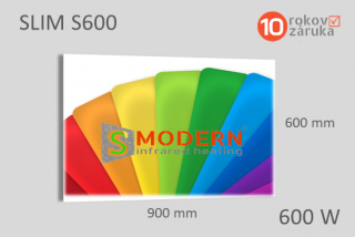 Infrapanel SMODERN SLIM S600 / 600 W barevný