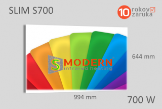 Infrapanel SMODERN SLIM S700 / 700 W barevný