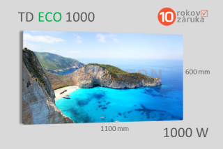 Infrapanel SMODERN TD ECO TD1000 / 1000 W topný obraz