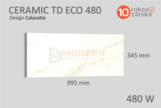 Infrapanel SMODERN CERAMIC TD ECO 480 /480 W