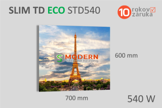 Infrapanel SMODERN® SLIM TD ECO STD540 / 540 W topný obraz