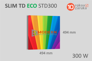 Infrapanel SMODERN® SLIM TD ECO STD300 / 300 W barevný