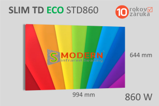 Infrapanel SMODERN® SLIM TD ECO STD860 / 860 W barevný