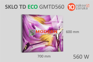 Skleněný infrapanel SMODERN® TD ECO GMTD560 / 560 W, obrazový