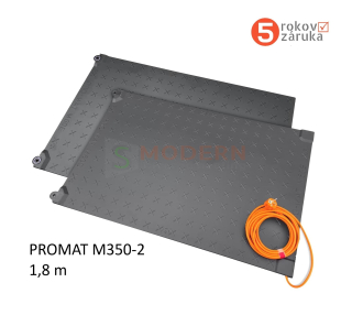 Topná pryžová rohož SMODERN® PROMAT 60 M350-2 / 1,8 m exteriér