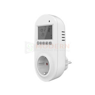 Zásuvkový WiFi digitální termostat HY02TPR / bílý / 16A