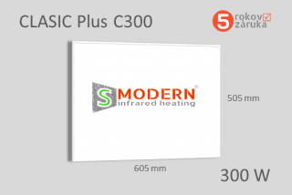 Infrapanel SMODERN® CLASIC Plus C300 rámový / 300 W