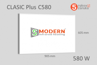Infrapanel SMODERN® CLASIC Plus C580 rámový / 580 W