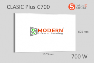 Infrapanel SMODERN® CLASIC Plus C700 rámový / 700 W